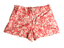 Load image into Gallery viewer, Ocean Breeze Shorts Womens Large (34x3) Pink AOP Flower Drawstring Summer NWT