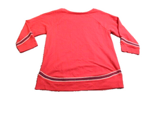 Load image into Gallery viewer, Lucky Lotus by Lucky Brand Shirt Womens Large Pink Soft Knitwear Embroidered