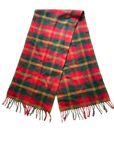 Load image into Gallery viewer, VTG Highland Scarf Adult Medium 12"x52" Tartan Tweeds Scottish Lambswool Mens