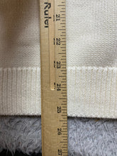 Load image into Gallery viewer, CHAPS Sweater Adult Extra Large Ivory Crest Embroidery Knitted Outerwear Mens