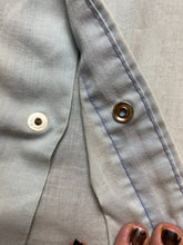 Load image into Gallery viewer, Vintage Lazy-H Shirt Adult 2XL XXL Western Pearl Snaps Cowboy Embroidered Mens