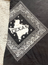 Load image into Gallery viewer, Texas Shirt Adult 2XL XXL Black State Flag Paisley Griffin Activewear Mens