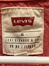 Load image into Gallery viewer, Levi's Shirt Adult Extra Large Heather Red Button Up Casual Workwear Mens