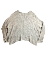 Load image into Gallery viewer, Free People Sweater Womens Extra Small Gray Lagenlook Oversized Cardigan Ladies