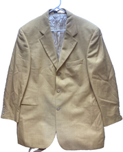 Load image into Gallery viewer, Hugo Boss Suit Coat Adult Size 40R Yellow Einstein Virgin Wool Blazer Mens