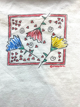 Load image into Gallery viewer, VTG Crazy Shirts Womens One Size White Hawaiian Floral Art Artsy Single Stitch