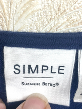 Load image into Gallery viewer, Suzanne Betro Dress Womens 4X Blue Gauzy Embroidered Boho Grandmacore Plus Lady