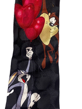 Load image into Gallery viewer, Vintage Looney Tunes Mania Tie Adult Bugs Bunny Taz Valentine NWT NOS