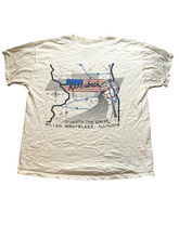 Load image into Gallery viewer, VTG Rockenbach Chevrolet Shirt Adult Extra Large White Fun Chevy Illinois Mens