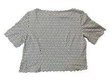 Load image into Gallery viewer, J McLaughlin Shirt Womens Medium Geometric Cropped Casual Blouse Ladies