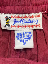Load image into Gallery viewer, Just Cruising Pants Womens Free Size (30x20) Boho Wide Leg Embroidered Cruise