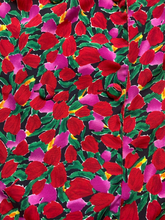 Load image into Gallery viewer, VTG Victoria’s Secret Robe Womens Small Red Green AOP Flower Sleepwear Kimono