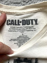 Load image into Gallery viewer, Call of Duty Shirt Adult Small White Black Ops Cold War Video Game Gamer Mens