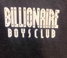 Load image into Gallery viewer, Billionaire Boys Club Shirt Adult Medium Black Astronaut Logo Spell Out Mens