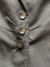 Load image into Gallery viewer, Body By Victoria Suit Jacket Women 8 Medium Charcoal Gray Single Breasted Blazer