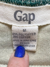 Load image into Gallery viewer, VTG Gap Sweater Adult Medium Glacier Expedition Bear Embroidered Grandpa Mens