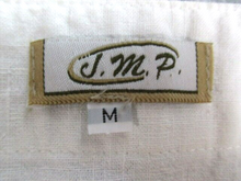 Load image into Gallery viewer, JMP Shirt Womens Medium Half Sleeve Plain Casual Linen Blouse V-Neck Ladies