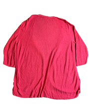 Load image into Gallery viewer, J Jill Sweater Women Extra Large Red Open Front Cardigan Tunic Flowy Lightweight