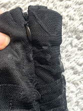 Load image into Gallery viewer, Rico Melograno Skirt Womens Medium Mesh Ruffle Trim Zip Up Party Mini Ladies