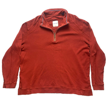 Load image into Gallery viewer, Tommy Bahama Sweater Adult 2XL XXL Reddish Orange Collared 1/4 Zip Pullover Mens
