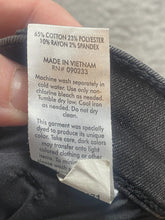 Load image into Gallery viewer, Pacsun Jeans Womens 26x27 Black Denim Destroyed Raw Hem Rayon Spandex Grunge