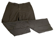 Load image into Gallery viewer, IZOD Pants Adult 40x30 Black Flat Front Straight Leg Trouser Casual Dress Mens