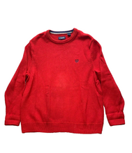 Load image into Gallery viewer, CHAPS Sweater Adult Extra Large Red Knitted Crest Embroidered Outerwear Mens