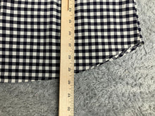 Load image into Gallery viewer, Mizzen Main Shirt Adult Large Black White Checkered Trim Fit Button Up Mens