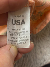 Load image into Gallery viewer, Fresh Produce Dress Womens Small Peach Cut Out AOP Flower Boho Summer Sample USA