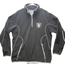 Load image into Gallery viewer, Oakland Raiders Sweater Adult Large Black Sherpa Fleece NFL Football Antigua Men