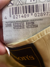 Load image into Gallery viewer, Hugo Boss Suit Coat Adult Size 40R Yellow Einstein Virgin Wool Blazer Mens