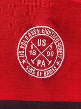Load image into Gallery viewer, US Polo Assn Shirt Adult 2XLT Red Black 1890 King Golf Polo Patch Hip Hop Mens
