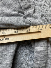 Load image into Gallery viewer, Athleta Sweater Womens Large Tall Gray Open Front Waterfall Cardigan Thumbhole