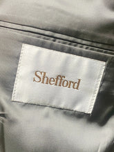Load image into Gallery viewer, Shefford Sport Coat Mens Large Gray Single Breasted 100% Wool USA Suit Blazer