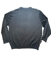 Load image into Gallery viewer, Bagazio Sweater Adult Large Black White Geometric Outerwear Pullover Mens