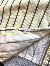 Load image into Gallery viewer, Southpole Shirt Adult 4XL Green Y2K Striped Button Up Signature Series Mens