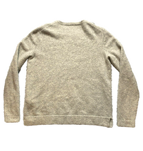 Load image into Gallery viewer, Ralph Lauren Sweater Womens Medium Gray Yarn Merino Wool Outerwear Pullover Lady