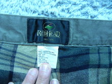 Load image into Gallery viewer, Red Head Pants Adult 42x30 Flat Front Straight Leg Flannel Lined Twill Mens