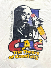 Load image into Gallery viewer, VTG Albert Einstein Shirt Adult Extra Large CALC2 The Theory of Creativity 80s
