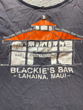 Load image into Gallery viewer, VTG Blackies Boat Yard Shirt Adult Extra Large Steel Gray Single Stitch 80s Mens