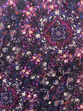 Load image into Gallery viewer, J Jill Shirt Womens Extra Large Purple Pink Floral Paisley Boho Knit Ladies