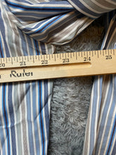 Load image into Gallery viewer, Lorenzini Shirt Adult 15.5/39 Large Button Up Striped Cuffs Italy Dress Mens