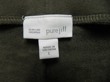 Load image into Gallery viewer, J Jill Pure Jill Pants Womens Large Slim Leg Cropped Ponte Elastic Waist Ladies