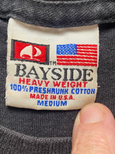 Load image into Gallery viewer, VTG Bayside Shirt Adult Medium Black Skies Butterfly Smoke Whimsygoth USA Mens