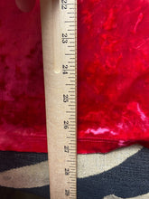 Load image into Gallery viewer, Ellos Shirt Womens 1X Red Velvet Spandex Stretch V-Neck Pullover Plus Ladies