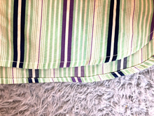 Load image into Gallery viewer, Tailorbyrd Shirt Adult Medium Green Blue Purple Striped Casual Flamingo Mens