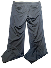 Load image into Gallery viewer, Nike Pants Adult Large Black Perforated Sweatpants Activewear Athletic Snap Mens