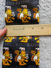 Load image into Gallery viewer, Vintage Garfield Neck Tie Adult Black AOP Cartoon Comic Paws Addiction Mens
