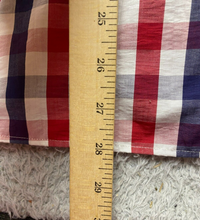 Load image into Gallery viewer, Ted Baker Shirt Adult 3 Medium Red Navy Checkered Button Up Collared Casual Mens