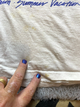 Load image into Gallery viewer, Vintage Ruff Hewn Shirt Adult OSFA Ivory Single Stitch Summer Vacation Artsy Men